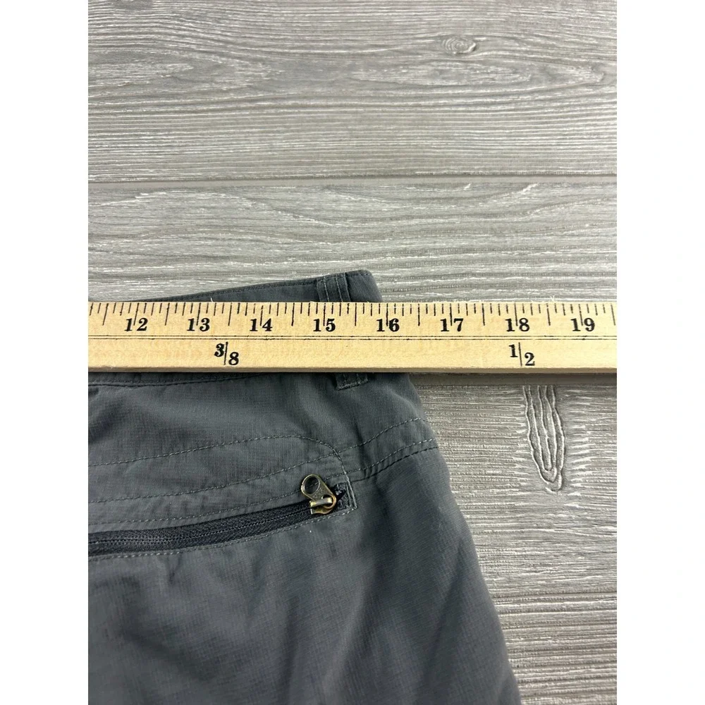 The North Face Mens Size 34 Cargo Shorts 6 Pocket Gray Hiking Outdoor 12” Inseam